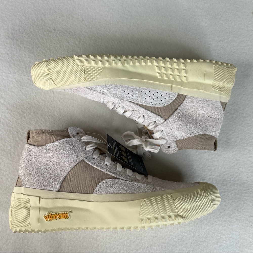 Brandblack Cordura Mid Top Sneakers Off White Size 10.5